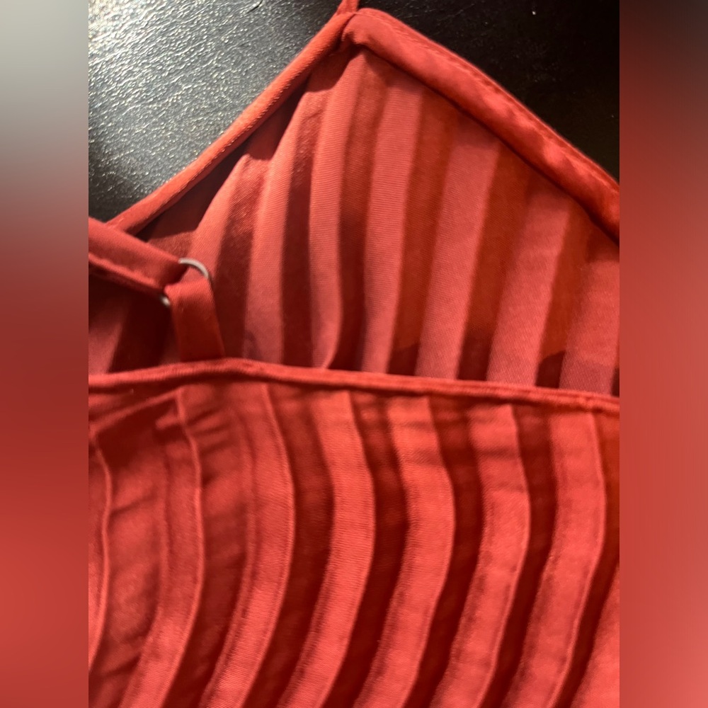 Orange Banana Republic Pleated Top - Picture 7 of 7